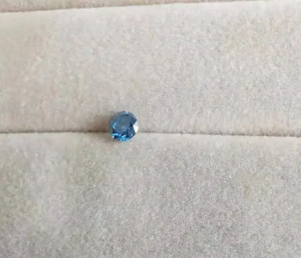 HPHT Лаборатория выращенный бриллиант ювелирные изделия полированные Фанси яркий синий бриллиант