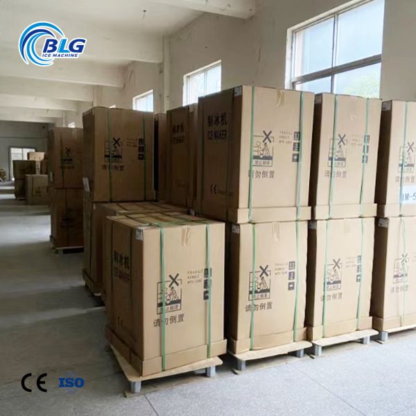 BLG High-capacity Energy-efficient Stainless Steel Air-cooled 2 Ton Automatic Industrial Flake Ice Machine for Concrete Cooling