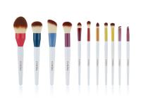 11Pcs Handcrafted Crystal Fiber Makeup Brush Set Nano