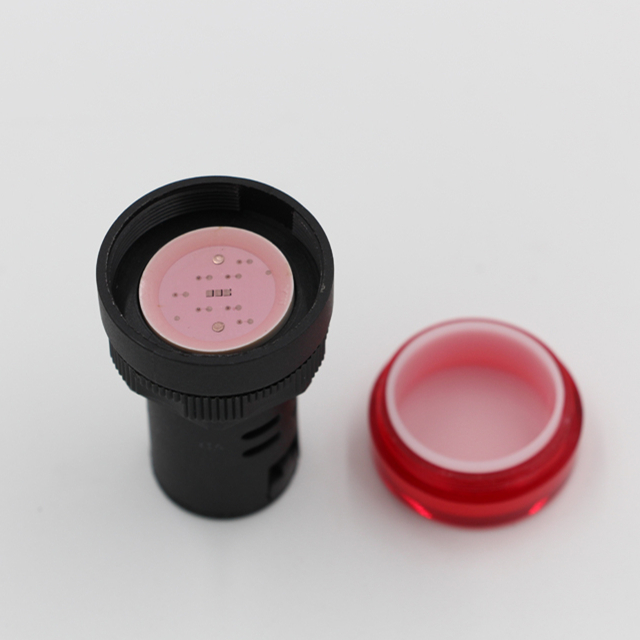 Ad22-22DS LED Indicator Lamp Red Signal Lamp with 220V LED Indicators Made of Plastic and Metal