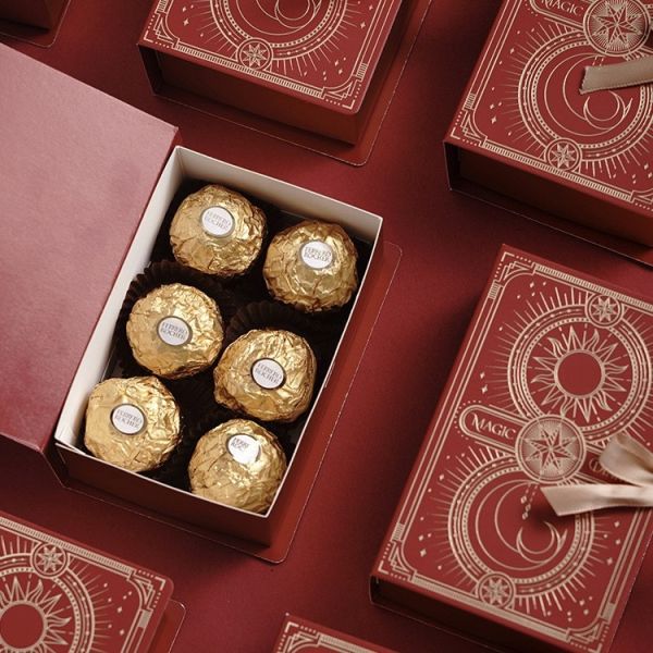 Custom Luxury Magnetic Gift Box Cake Flower Tea Packaging Box Custom With Logo Packaging