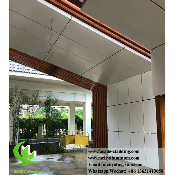 Массивные стеновые панели Металлическая облицовка Алюминиевые панели для фасадов зданий