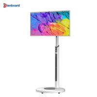 Qtenbaord 24 32 pouces Panneau tactile écran tactile intelligent Moniteur Android Stand par Smart TV