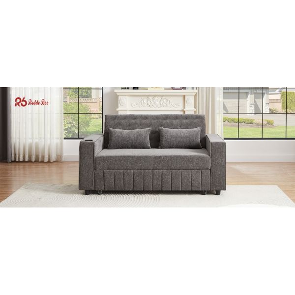 Redde Boo Twin Platform Bed Furniture Frame With Bookcase Storage