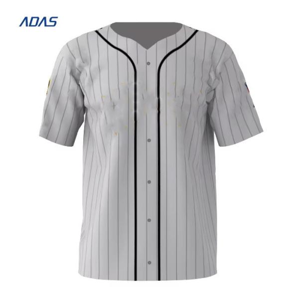 Applique Design Sublimated Printed Women'S Baseball Jersey Bottom Down