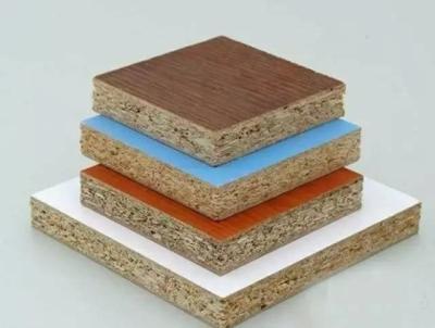 Melamine Faced Particle Board Laminate Finish , Matt Surface 4x8 Sheet Of Particle Board