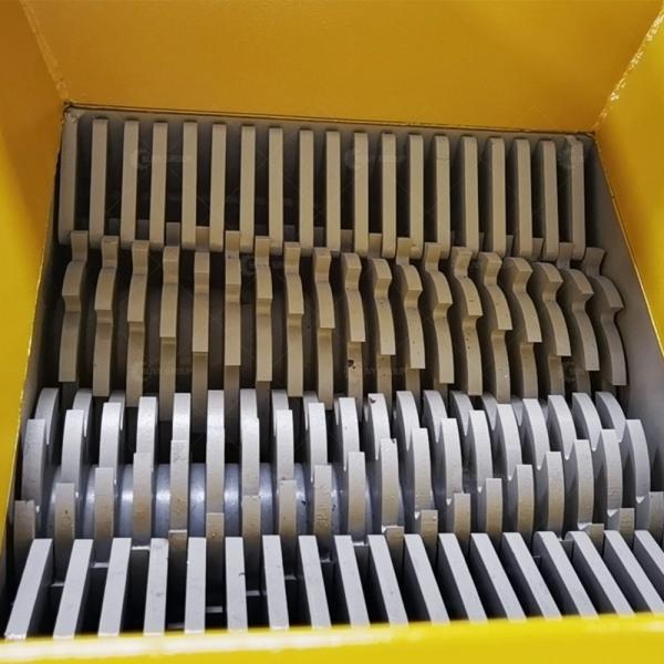 Venda direta Mini Shredder para Plástico Portátil Dual Shaft Scrap Metal Steel Shredder