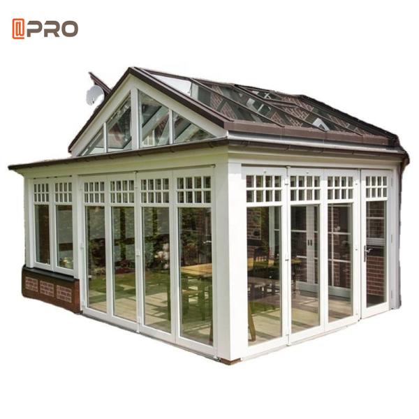 Outdoor Glass Heatproof Victorian Sunroom 6063 Aluminium
