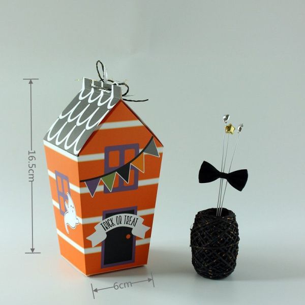 Bonbons Chocolat Boîte cadeau personnalisée Carton papier Boîte cadeau de Noël d'Halloween Emballage