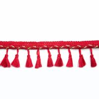 4.5cm 100% équilibres de frange de gland de rideau en polyester
