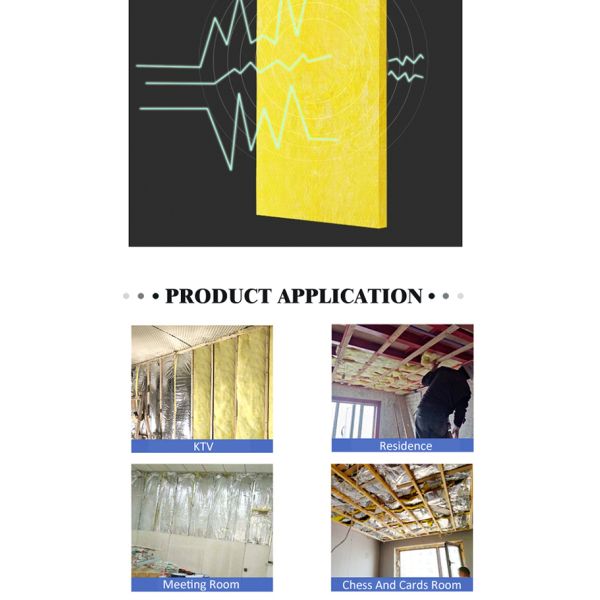 Fireproof Glasswool Blanket Insulation 25mm - 100mm Thickness For Steel Structure Roof