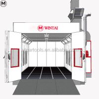 European Diesel Car Paint Booth with Turbo Fan NM Disc Dia. and F5 Ceiling Filter