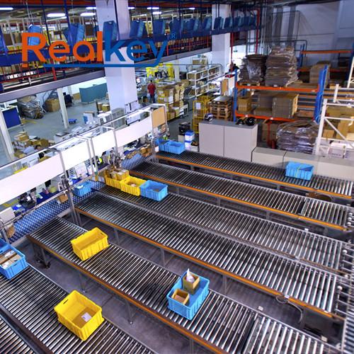 High Flexibility Modular Motorized Conveyor Rollers Stainless Steel Roller Conveyor
