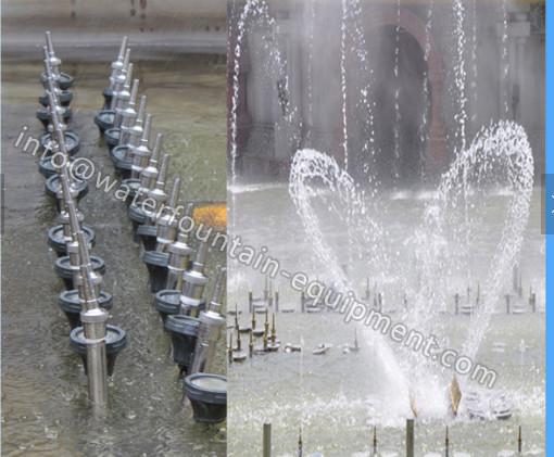 Seagull Musical Dancing Water Fountain , LED RGB Lighting Outdoor Water Fountains