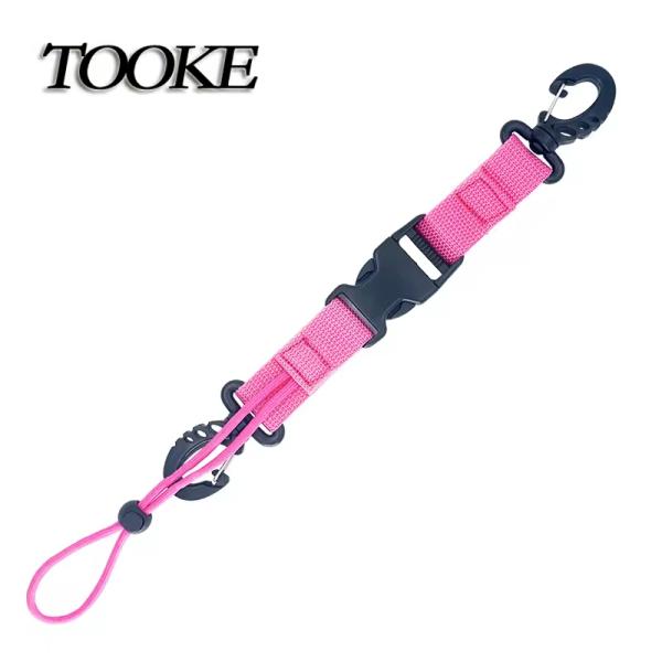 Anti Lost Adjustable Wrist Rope Scuba Diving Lanyard With Quick Release Buckle
