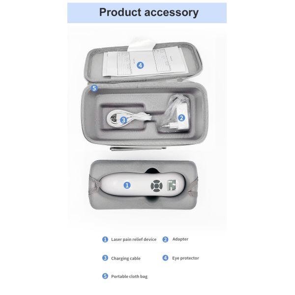 Прибор терапией лазера облегчения боли LLLT портативный Handheld для задней боли плеча