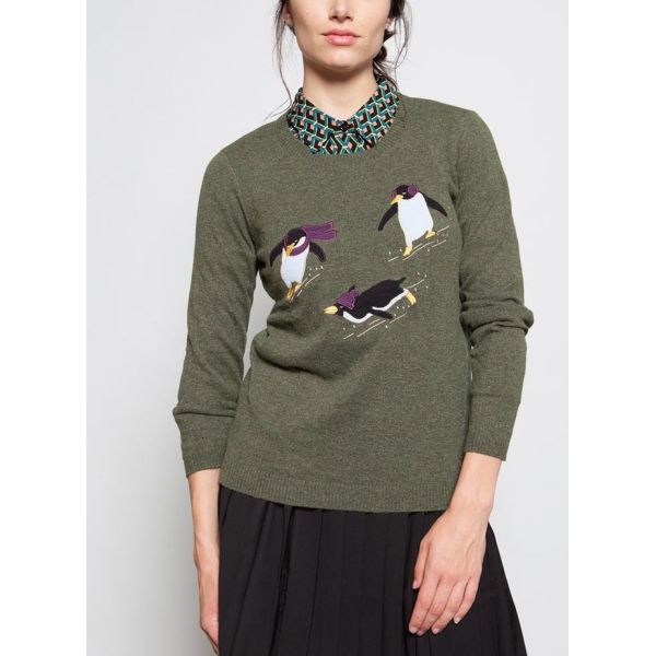 Oliver Jersey Long Pullover Sweaters , Winter Ladies Pullover Sweaters