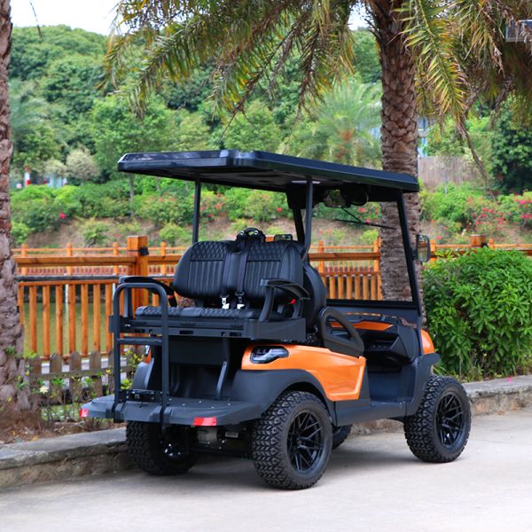 Strong and Elegant 2 Front Seats & 2 Rear Electric Golf Carts Carried 5KW Motor & 48V Lithium Battery