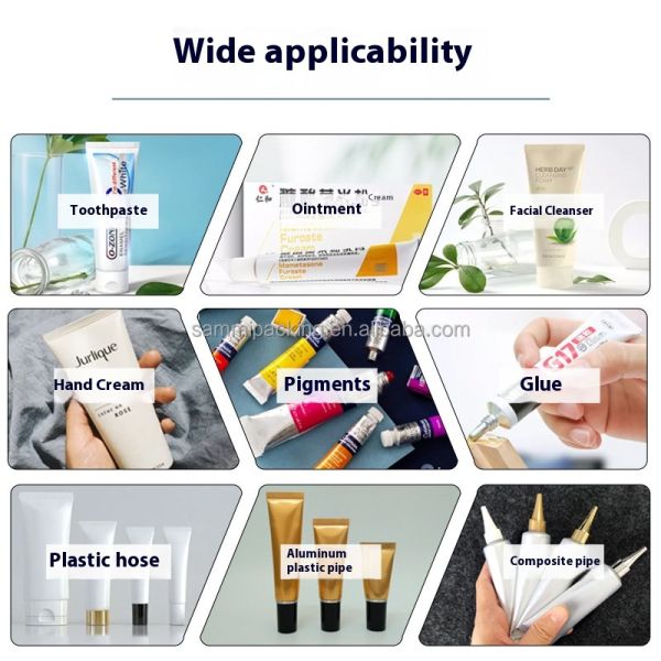 Customized Ultrasonic Plastic Soft Tube Filling & Sealing Machine for Cosmetic Cream Toothpaste -  with Servo Pump&Coding