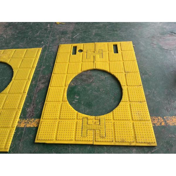 Polyurethane 30mm Thickness Rotary Table Anti Slip Mat Resistance To Corrosion