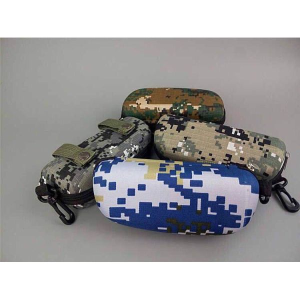 fashion light weight sunglasses case with plastic clip for sports eyewear  goggles cases