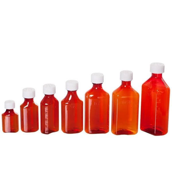 Empty Cough Syrup Bottle