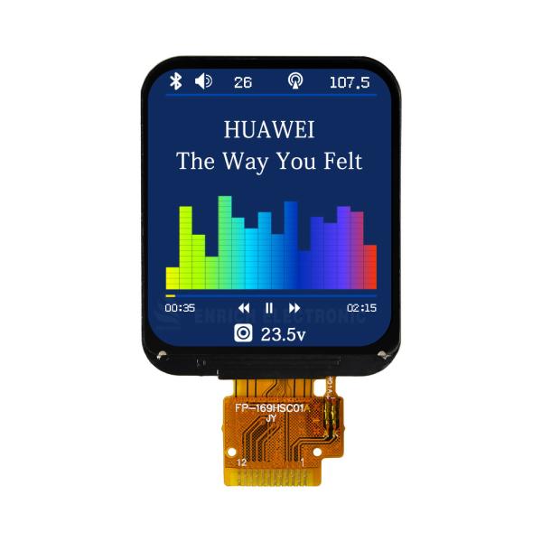 1.69 Inch Lcd Tft Display Module IPS 240x280 Resolution IC ST7789