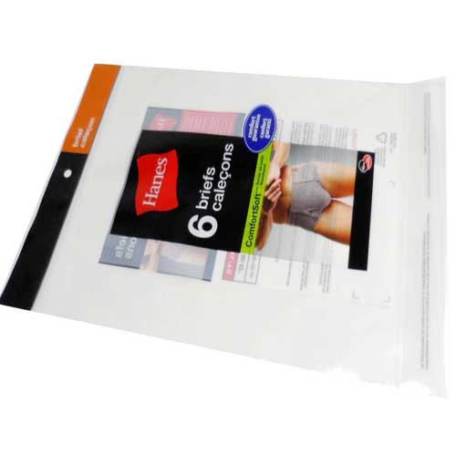 Сумка CMYK молнии LDPE пластиковая застегивает на молнию вися регенерацию сумки крюка