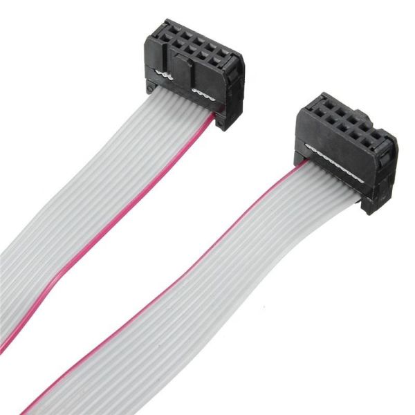 Flat Ribbon Cable 2.54mm Pitch 2 Row 10 Pin Female to Female Wires IDC Ribbon Connector Cable