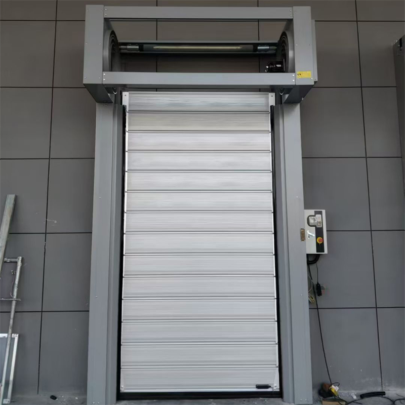 Energy-Efficient PU-Insulated Aluminum Panel Spiral High Speed Door Thermal Access System