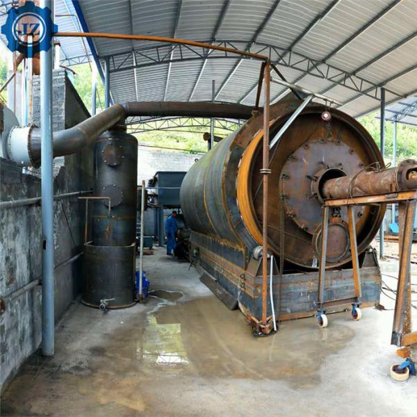 5-20T/D Waste Tyre Recycling To Oil Pyrolysis Plant Scrap Rubber Pyrolysis Production Line