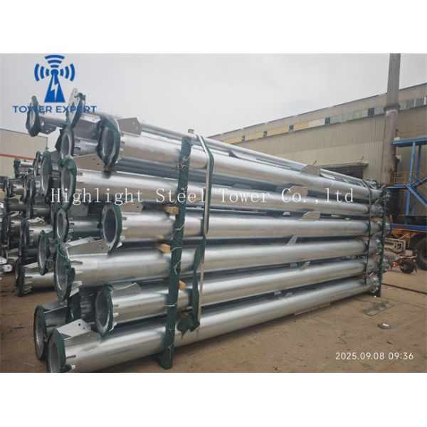 Galvanized Durable 3 Legs / 4 Legs Self Support Tower 0-300m Height