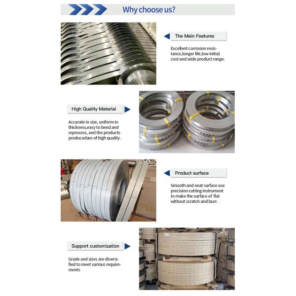 Mirror Surface AISI 304 Stainless Steel Strip Coils 24ga Slit Mill Edge