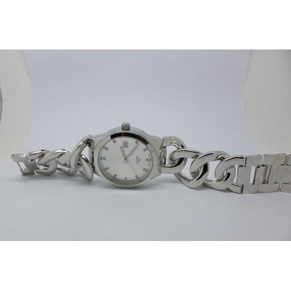 Jewelry Waterproof Wrist Watch , Mechanical Automatic Watch With Calendar Diamonds