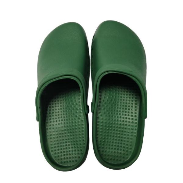 A anti segurança estática da sala de limpeza calça EVA Clogs Green Nurse Clogs para o hospital
