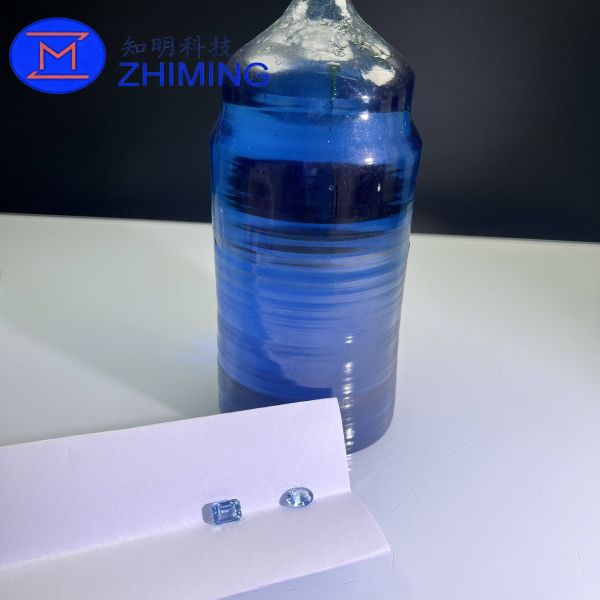 Lab Created Sea Blue Sapphires Gemstone  Al₂O₃ for Jewelry Design & Crafting