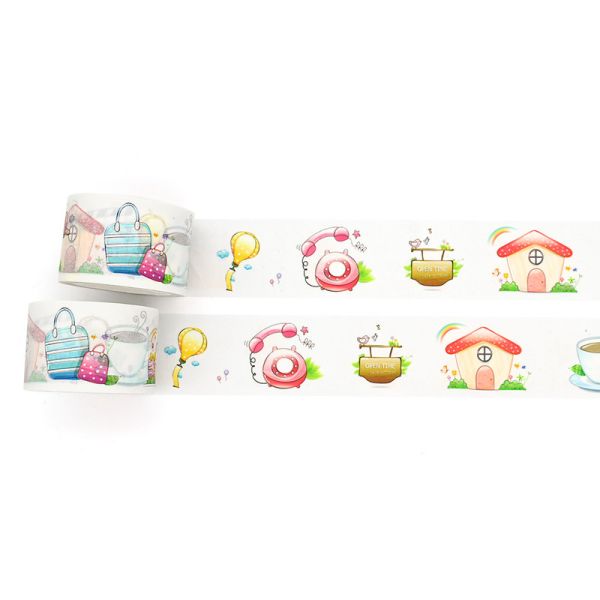 Waterproof Kawaii Decorative Washi Adhesive Tape
