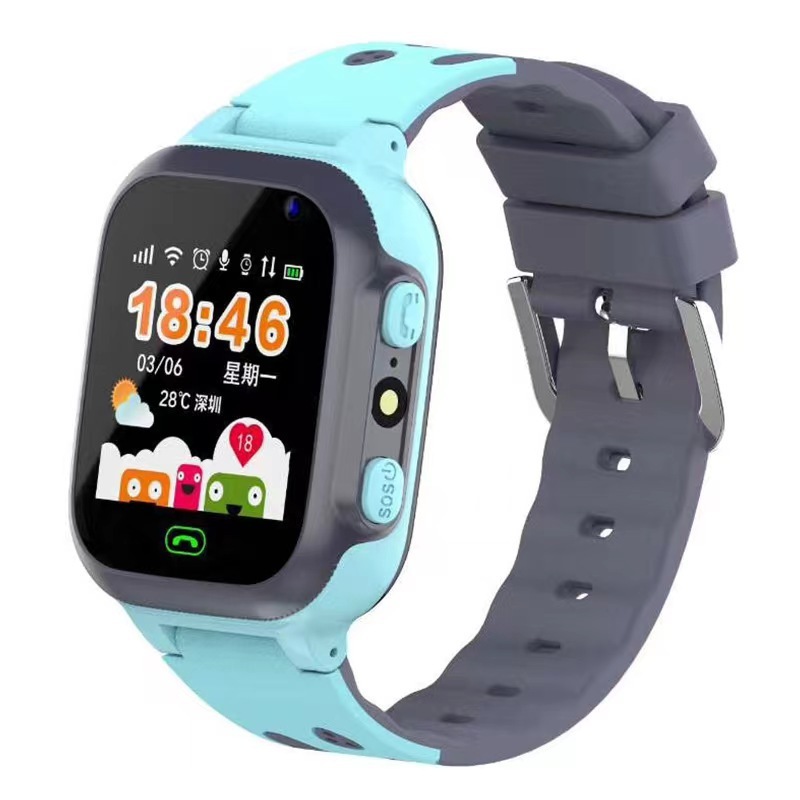 Kids Smart Watch GPS Tracker – SOS Call Waterproof Children Phone Watch for Boys Girls