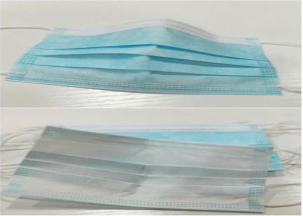 Latex Free Medical Grade Mask , 3 Ply Surgical Mask Ear Loop Or Ties Style