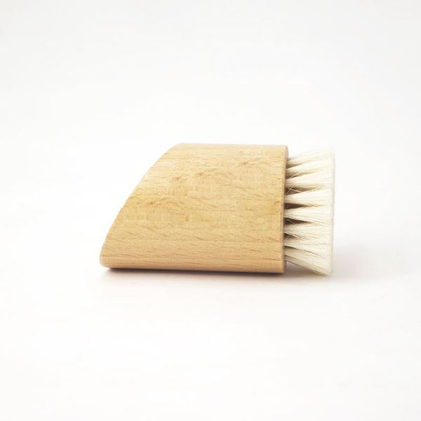 Щетина шерсти щетки чистки бамбуковой древесины Эко дружелюбная лицевая