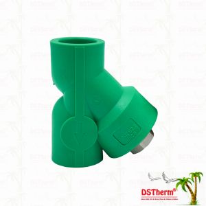 PPR Strainer Valve PN25  Compact Y-Shape Filter Valve 20–32mm for Water Systems