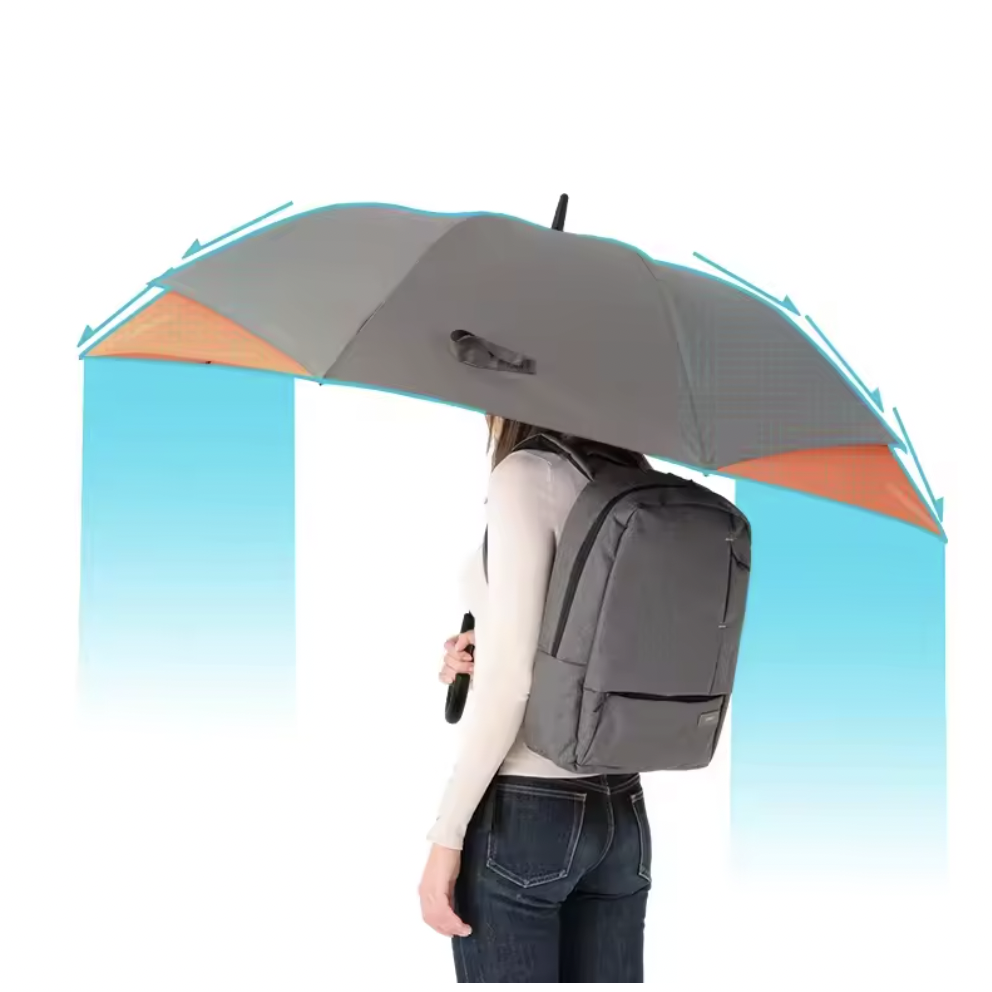 62 Inch Collapsible Golf Umbrella Versatile With Black Red Blue Green Colors