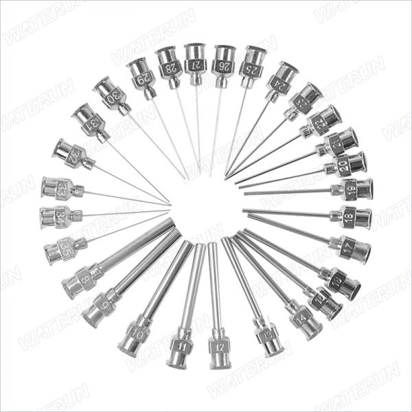 Industrial Dispensing Needles Stainless Steel 15G-25G Practical
