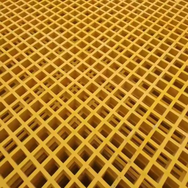 Panneaux de grille en fibre de verre de qualité Q235 Q345 à faible entretien polyvalent