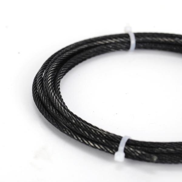 High Tensile Strength Black Oxide Steel Wire Rope