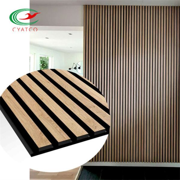 Office Oak Acoustic Wood Wall Panels , Multiscene Sound Insulation Wood Panels