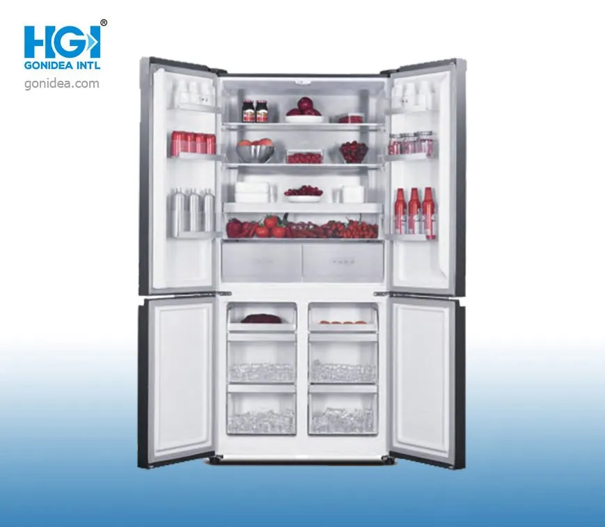 Commercial Home Appliance Stainless Steel Multi French Door Refrigerator FF4-73