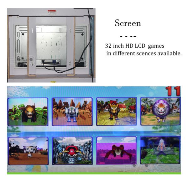 Water Shooting Coin Operated Arcade Machines Lottery Game Equipment