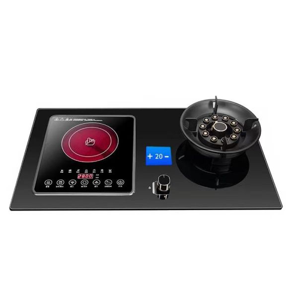 Protective Thermoelectricity Case for Tempered Silkscreen Glass Top Gas Stove in Kitchen