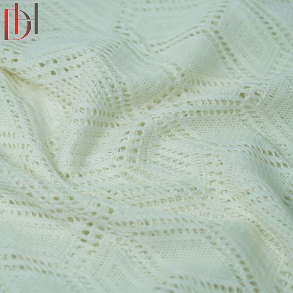 Lace Jacquard Fabric Customized 65% Cotton 35% Polyester Fabric